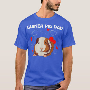 Cute Guinea Pig Design for Dad Mannen Guinee rog T-shirt