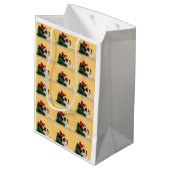 Cute Guinea Pig Gift Bag Medium Cadeauzakje (Achterkant Gekanteld)