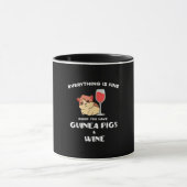Cute Guinea Pig Gift Wine Lover Mok (Midden)