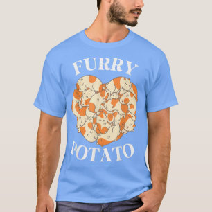 Cute Guinea Pig Heart Furry Potato Lover758 T-shirt