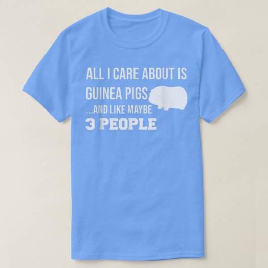 Cute Guinea Pig Lover  T-shirt (Design voorkant)