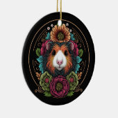 Cute Guinea Pig Ornament (Rechts)