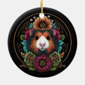 Cute Guinea Pig Ornament (Achterkant)