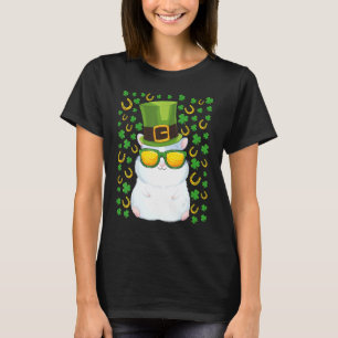 Cute guinea pig st Patricks day pet shamrock guine T-shirt