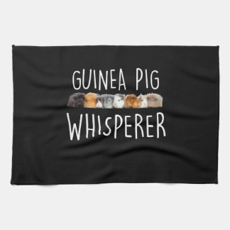 Cute Guinea Pig Whisperer Dierenvriend Gift Theedoek