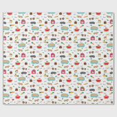 Cute Guinea Pigs Cavy Pets Cadeaupapier (Vlak)