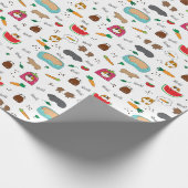 Cute Guinea Pigs Cavy Pets Cadeaupapier (Hoek)