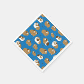 Cute Guinea Pigs Napkins Servet (Hoek)