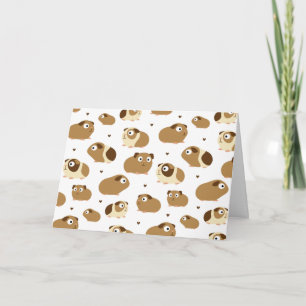 Cute Guinee Pigs Kaart