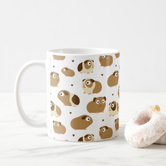 Cute Guinée Pigs Mug (Avec donut)