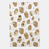 Cute Guinée Porcs Serviette de cuisine (Vertical)