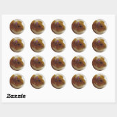 Cute Guinee-stickers Ronde Sticker (Vel)
