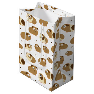 Cute Guinee Varkens Middelgrote Gift Bag Medium Cadeauzakje