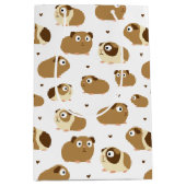 Cute Guinee Varkens Middelgrote Gift Bag Medium Cadeauzakje (Voorkant)
