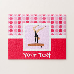Cute Gymnastics Balance Beam Legpuzzel