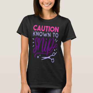 Cute Haarstylist Hairdresser Beauty Hair Salon Cos T-shirt