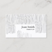 Cute Haircut Hairdresser/Haarstylist Visitekaartje (Voorkant)