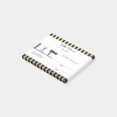 Cute Hairdresser Appointment Post-it® notes (Schuin)