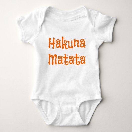 Cute Hakuna Matata Romper (Voorkant)