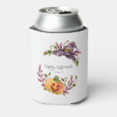 Cute Halloween Autumn Foliage Koelbox Blikjeskoeler (Blikje Achterkant)