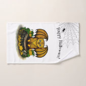 Cute Halloween Bat Bad Handdoek (Handdoek)