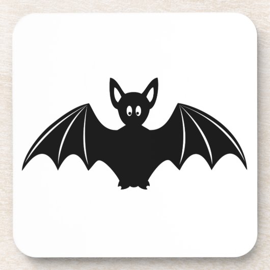 Cute halloween bat cartoon drankjes onderzetter (Voorkant)