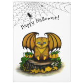 Cute Halloween Bat Klembord (Achterkant)