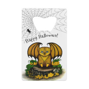 Cute Halloween Bat Kredietkaart Flessenopener