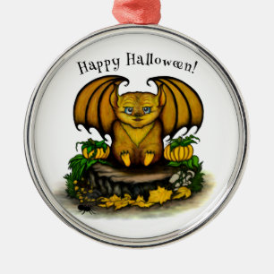 Cute Halloween Bat Metalen Ornament