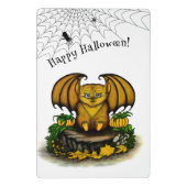 Cute Halloween Bat Mini Klembord (Achterkant)