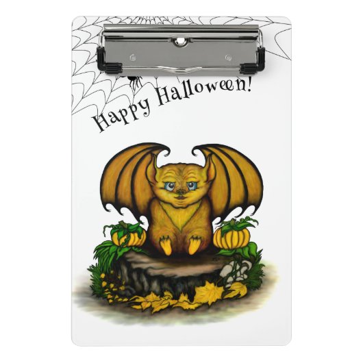 Cute Halloween Bat Mini Klembord (Voorkant)