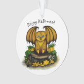Cute Halloween Bat Ornament (voorkant)
