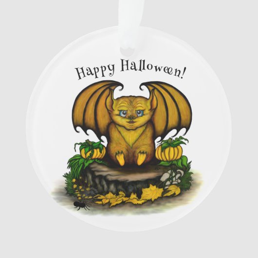 Cute Halloween Bat Ornament (voorkant)
