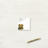 Cute Halloween Bat Post-it® Notes (Op bureau)