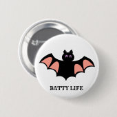 Cute Halloween Bat Ronde Button 5,7 Cm (Voorkant /achterkant)