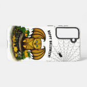 Cute Halloween Bat Samsung Galaxy Hoesje (Achterkant horizontaal)