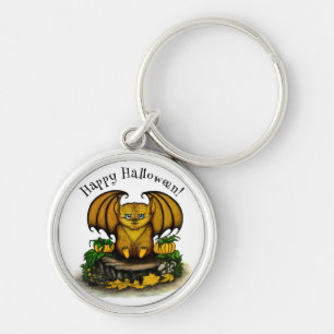 Cute Halloween Bat Sleutelhanger