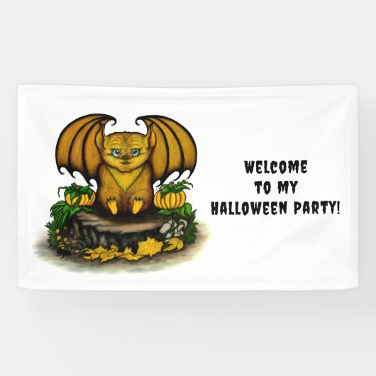 Cute Halloween Bat Spandoek (Horizontaal)