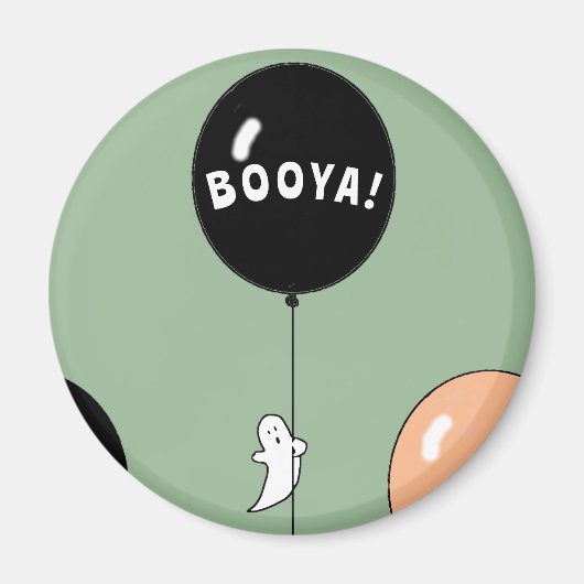Cute Halloween Birthday Ghost Magnet Magneet (Voorkant)