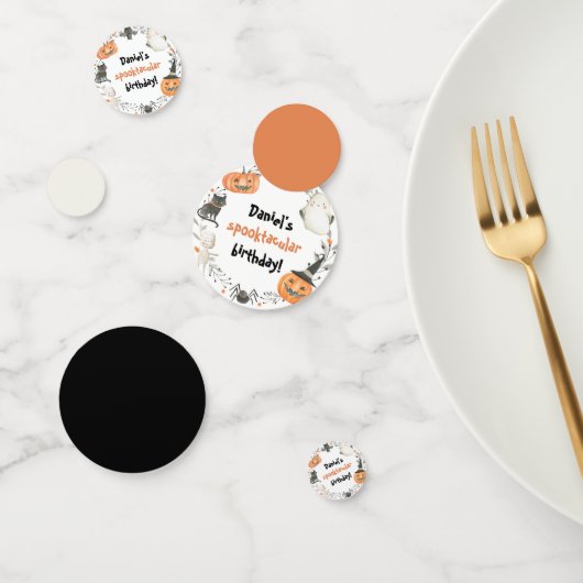 Cute Halloween Birthday Spooktacular Confetti (Groep)