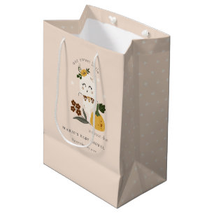 Cute Halloween Blush Ghost Little Boo Baby shower Medium Cadeauzakje