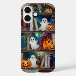 Cute Halloween Boekenplank Hoesje Geest Pompoen