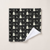 Cute Halloween Boo Ghost Motif (Gant de toilette)