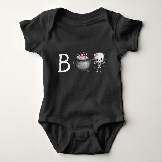 Cute Halloween Boo Romper (Voorkant)
