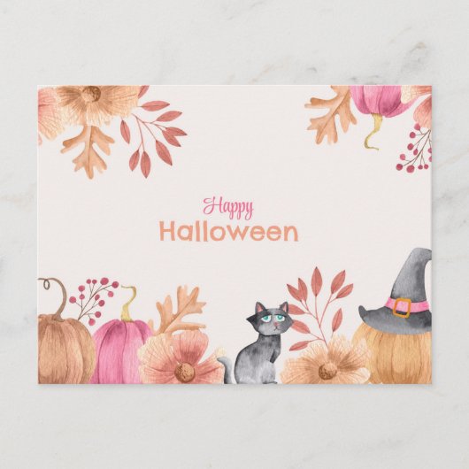 Cute Halloween Briefkaart (Voorkant)