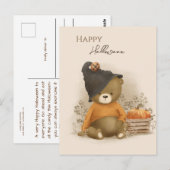 Cute Halloween Briefkaart (Voorkant / Achterkant)