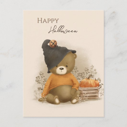 Cute Halloween Briefkaart (Voorkant)