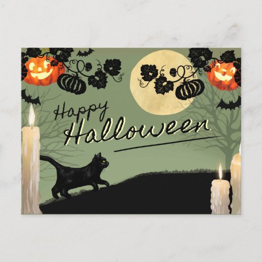 Cute Halloween Briefkaart (Voorkant)