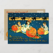 Cute  Halloween Briefkaart (Voorkant / Achterkant)