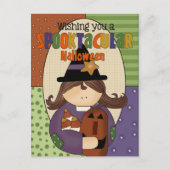 Cute Halloween Briefkaart (Voorkant)